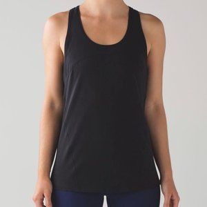 Lululemon OM Racerback tank top Dark grey 6 NWT!